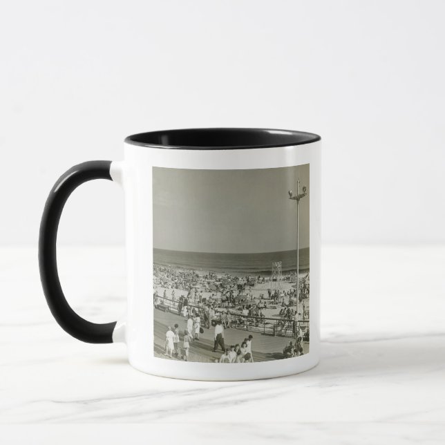 Fullsatt strand mugg (Vänster)