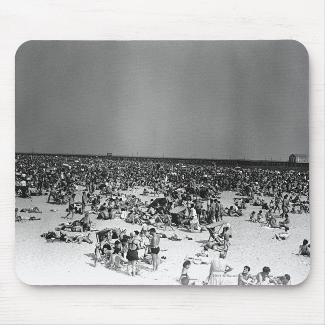 Fullsatt strand musmatta (Framsidan)