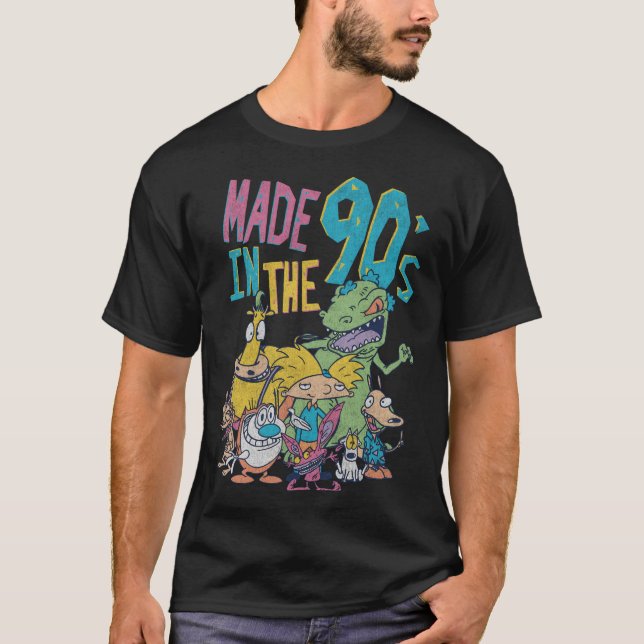 Fullständig 90s Nick Rewind gjorde på 90s T Shirt (Framsida)