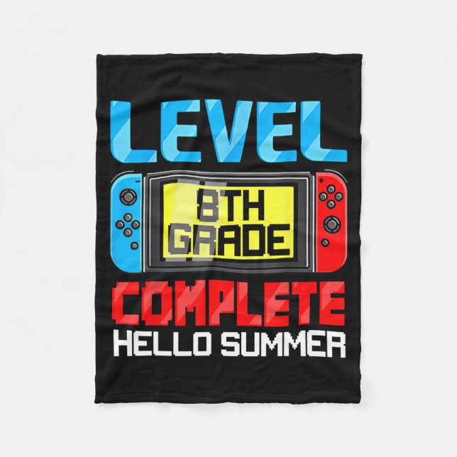 Fullständig gamer Cl för klass 2023 Studenten G Fleecefilt (Framsidan)