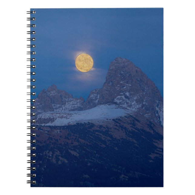 Fullständig måne Stigning | Grand Teton Driggs, Id Anteckningsbok (Framsidan)