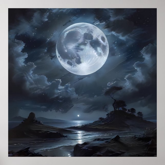 Fullständig månservice poster (Framsidan)