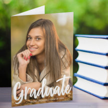 Fullständig modern chic grafisk vikt examensfoto