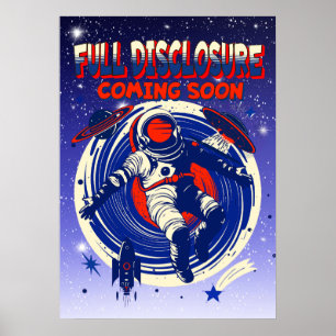 Fullständig Offentliggörande Kommer Snart Astron Poster