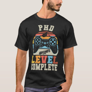 Fullständig retro Gamer-doktorsutbildning på Phd-n T Shirt