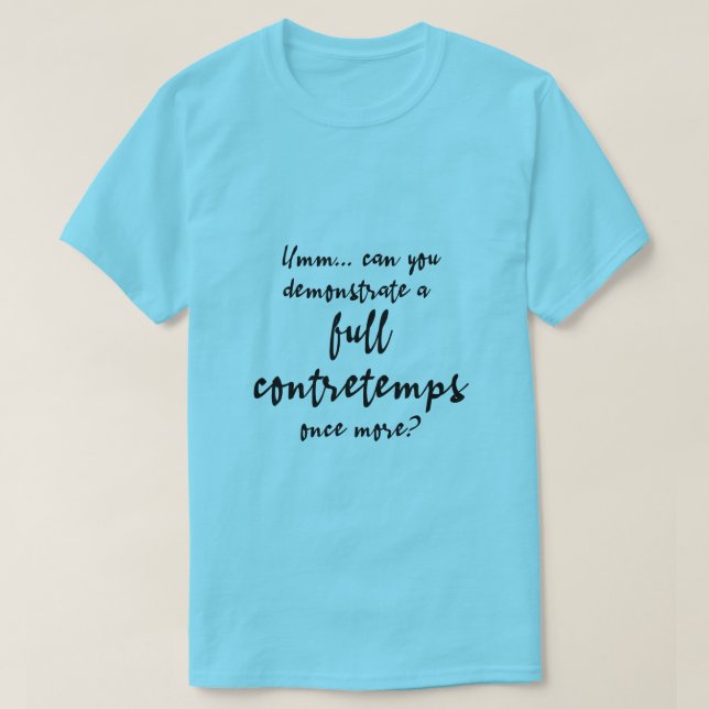 Fullständig tidsförvirring t shirt (Design framsida)