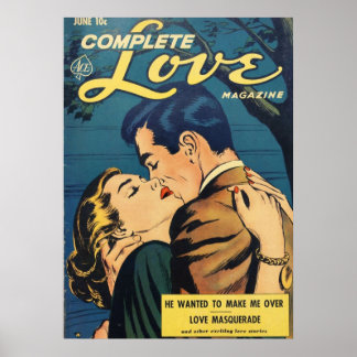 Fullständig Vintage för återställande av Kärlek-, Poster