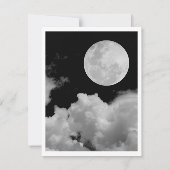 FULLSTÄNDIGA MOON-STÄNGNINGAR SVART OCH VITT (Framsida)