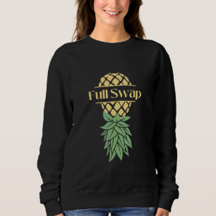 Fullständiga Swingers med Upp-och-ned-vänd Ananas T Shirt