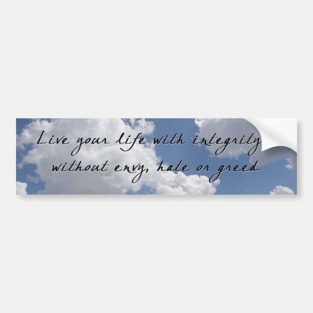 Fullständighet på molnbildekal bildekal (Framsidan)