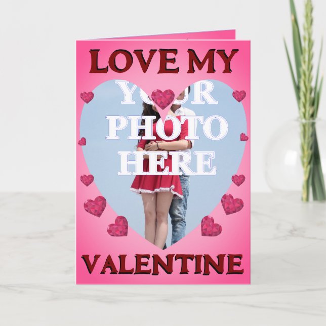 Fullständigt Anpassade Alla hjärtans dagskort :) Helgkort (Framsida)