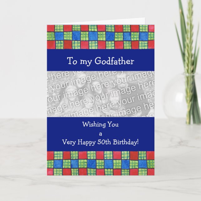 Fullständigt Anpassade födelsedag Fotokort Kort (Framsida)