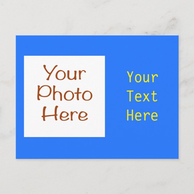 Fullständigt Anpassade grundläggande vykort (Framsida)