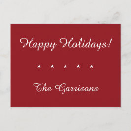 Fullständigt anpassade Helgdagars bord-kort Helg Vykort