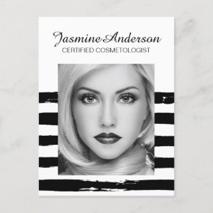 Fullständigt Anpassade Makeup Artist Comp Card Vykort