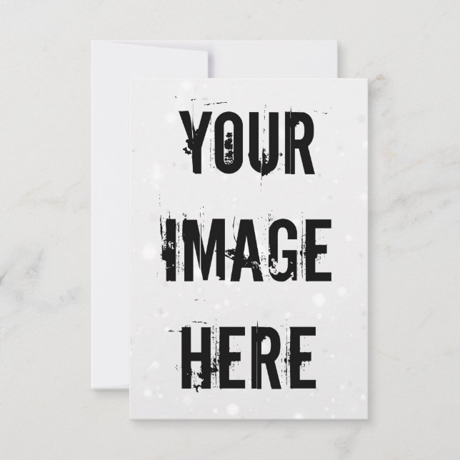 Fullständigt Anpassade - stort tackkort Tack Kort (Framsida)