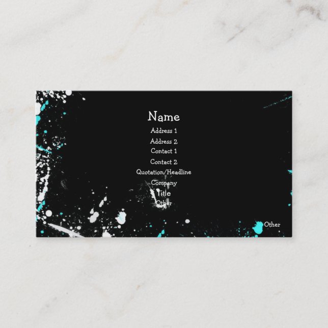 FULLSTÄNDIGT ANPASSAT AFFÄRSVERKSAMHETSTELEFONKORT (Framsida)