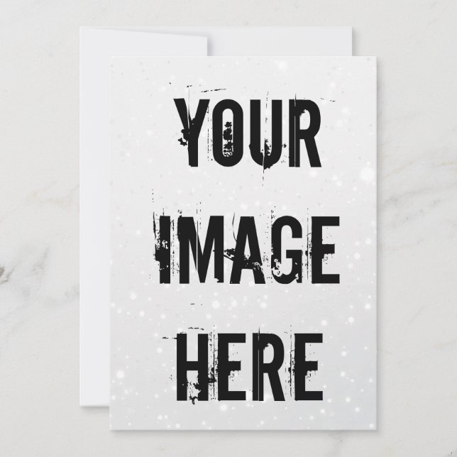 Fullständigt Anpassningsbar Platt Rädda Datum-Kort Spara Datumet (Framsida)