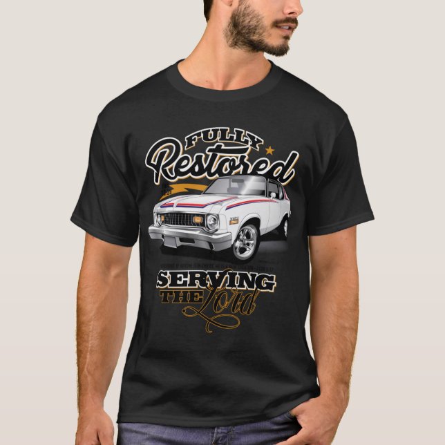 Fullständigt återställd 74 Nova vänner T Shirt (Framsida)