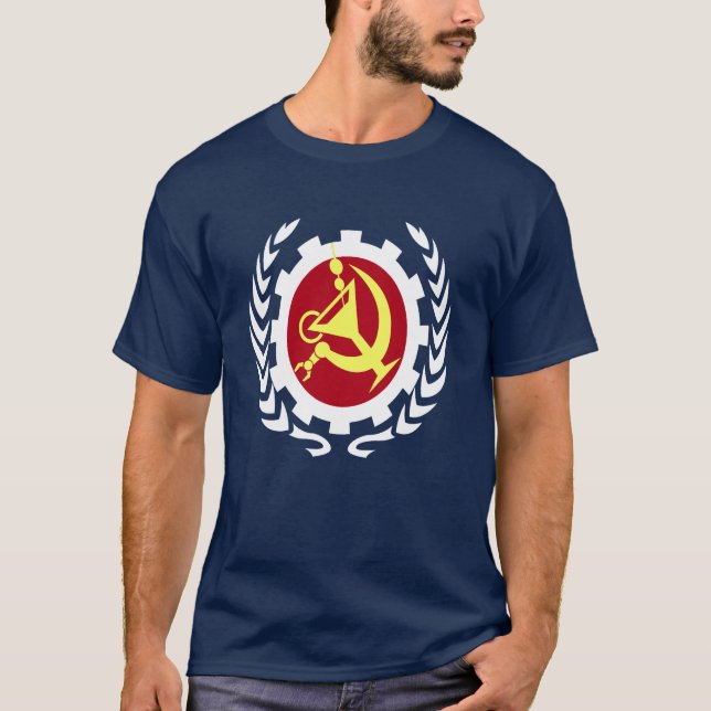 Fullständigt automatiserad lyxig kommunismskjorta t shirt (Framsida)