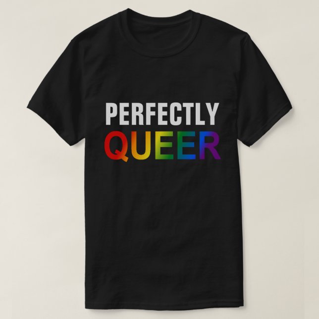 FULLSTÄNDIGT KVARTAL (regnbåge) HGBTQ+-Pride T Shirt (Design framsida)