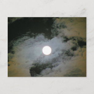 Fullständigt moonmoln - vykort för fotografi