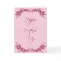 Fullständigt personlig, vackert Mors dag-kort