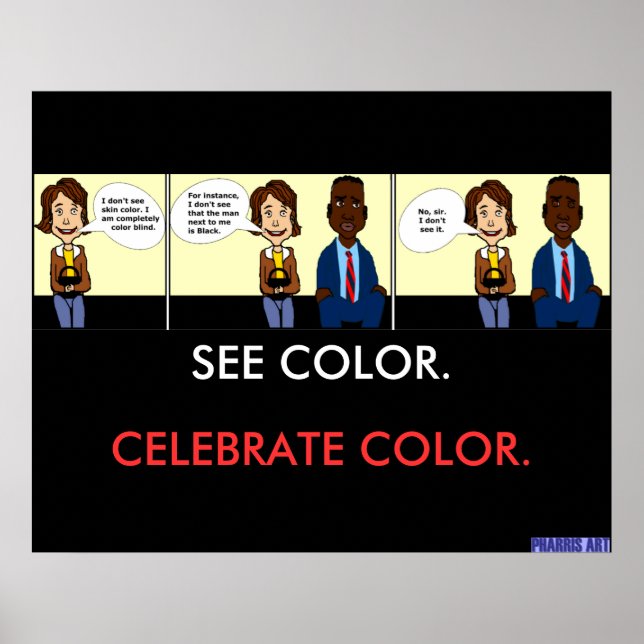 Fullständigt Poster Blind i Färg (Framsidan)