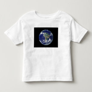 Fullständigt tänd jord som centreras på South Tee Shirt