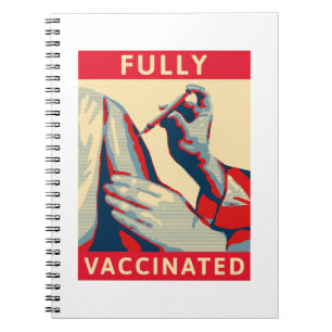 Fullständigt vaccinerad anteckningsbok