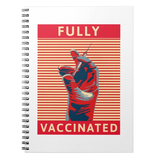 Fullständigt vaccinerad anteckningsbok (Framsidan)