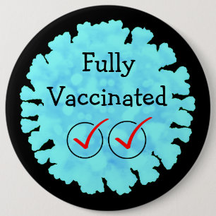 Fullständigt vaccinerad mot Covid 19-knapp Knapp