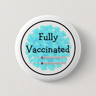 Fullständigt vaccinerad mot Covid 19-knapp Knapp