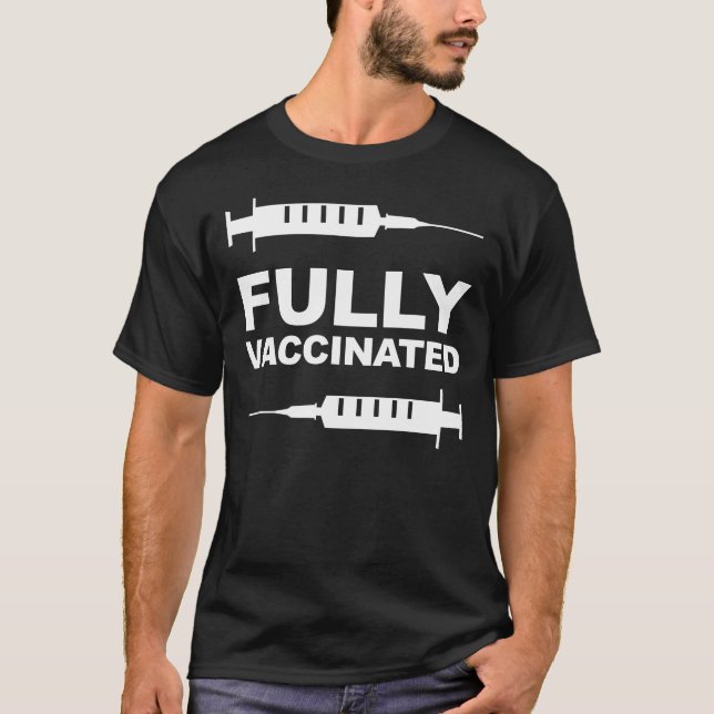 Fullständigt Vaccinerad Tröja Stöd för Vaccination (Framsida)