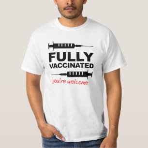 Fullständigt Vaccinerad Tröja Stöd för Vaccination