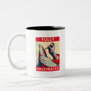Fullständigt vaccinerad Två-Tonad mugg