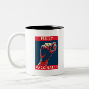 Fullständigt vaccinerad Två-Tonad mugg