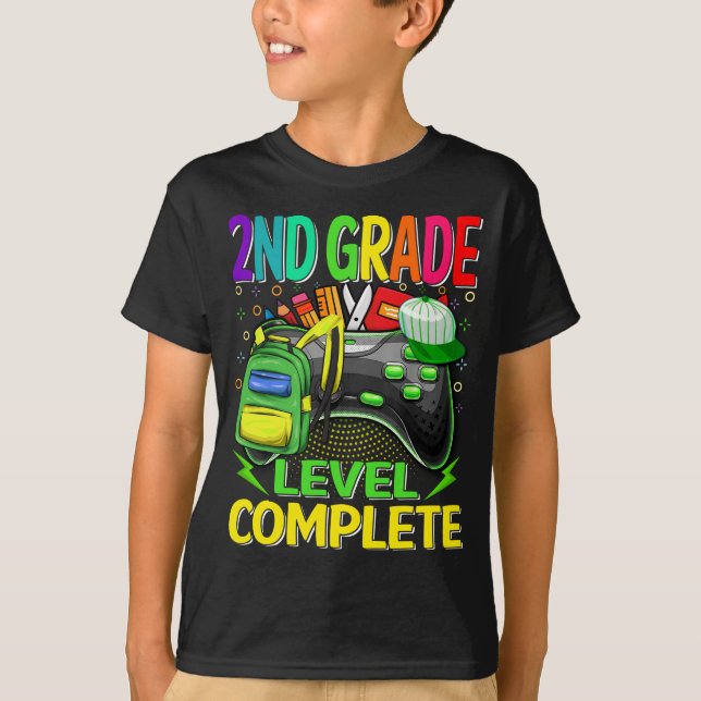 Fullständigt videospel på andra Klassen T Shirt (Framsida)