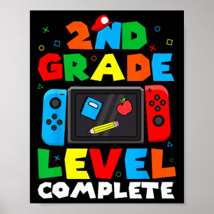 Fullständigt videospel på Klass-nivå förra skoldag Poster