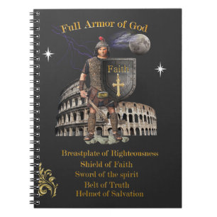 Fullt Armor of GOD Anteckningsbok