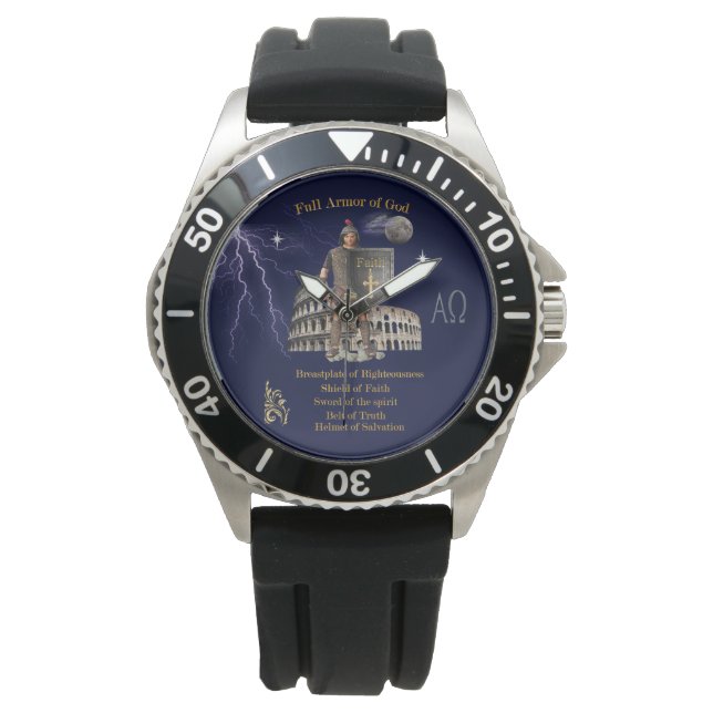 Fullt Armor of GOD Armbandsur (Framsida)
