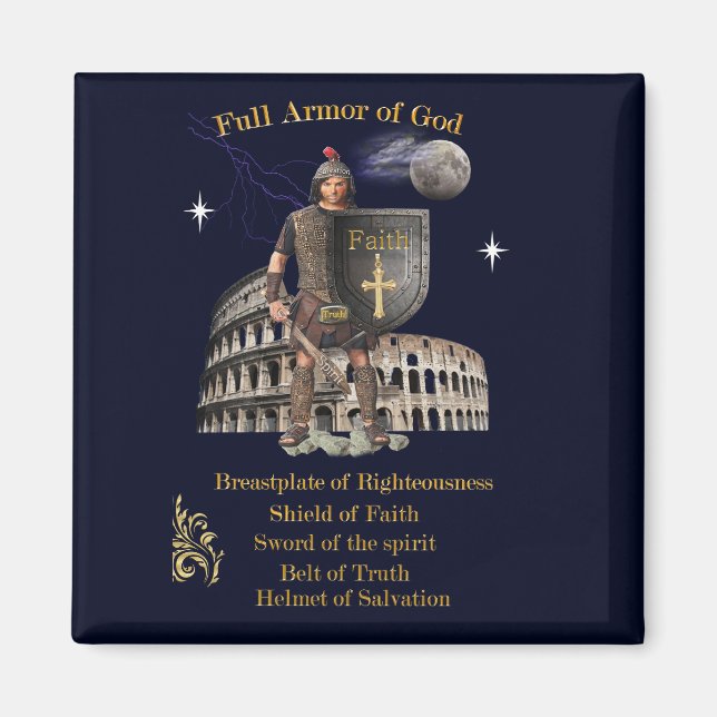 Fullt Armor of GOD Magnet (Framsidan)
