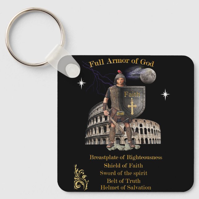 Fullt Armor of GOD Nyckelring (Framsida)