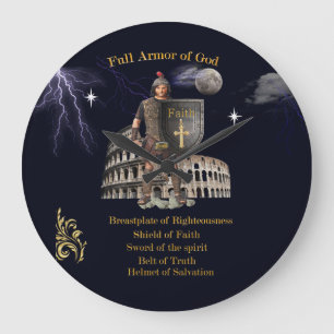 Fullt Armor of GOD Stor Klocka