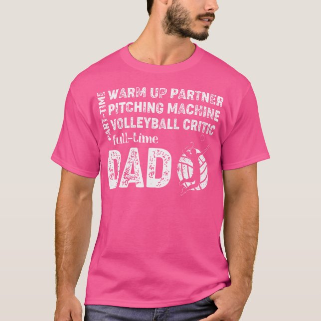 Fullt av beredningstid för Pappa-deltidsvariant T Shirt (Framsida)