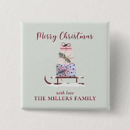 Fullt av gåvor, ljust grönt knapp