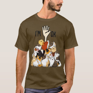 Fullt av Guineas Grisar.. Jag är okej, gullig Guin T Shirt