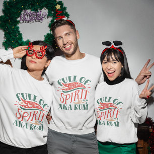 Fullt av helgdagar-sprit alias rum christmas t shirt