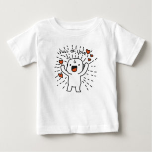Fullt av hoodien för kärleksmåbarnPullover T-shirt