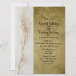 Fullt av inbjudan till en blomsterbröllop